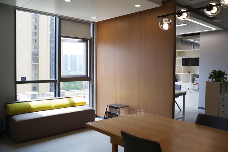 木纹钢制91视频在线观看18形象墙设计效果